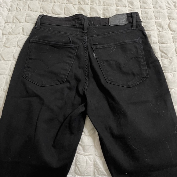 BLACK RIPPED JEANS - Picture 4 of 4